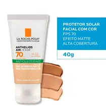 PROTETOR SOLAR LA ROCHE POSAY ANTHELIOS AIRLICIUM COR 2.0 FPS70 50GR