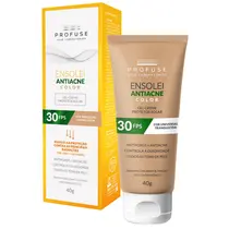 PROTETOR SOLAR PROFUSE ENSOLEI ANTI ACNE COLOR FPS30 40GR