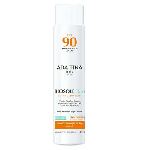 PROTETOR SOLAR ADA TINA BIOSOLE FLUID ANTI MANCHAS FPS90 40ML