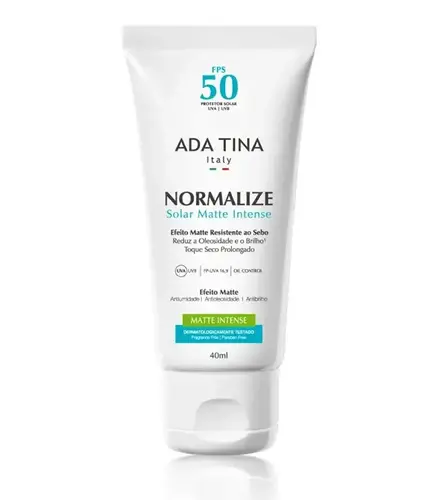 PROTETOR SOLAR ADA TINA NORMALIZE MATTE INTENSE FPS50 40ML