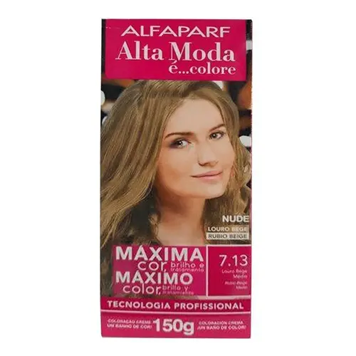 TINTURA ALTA MODA 7.13 LOURO BEGE MEDIO