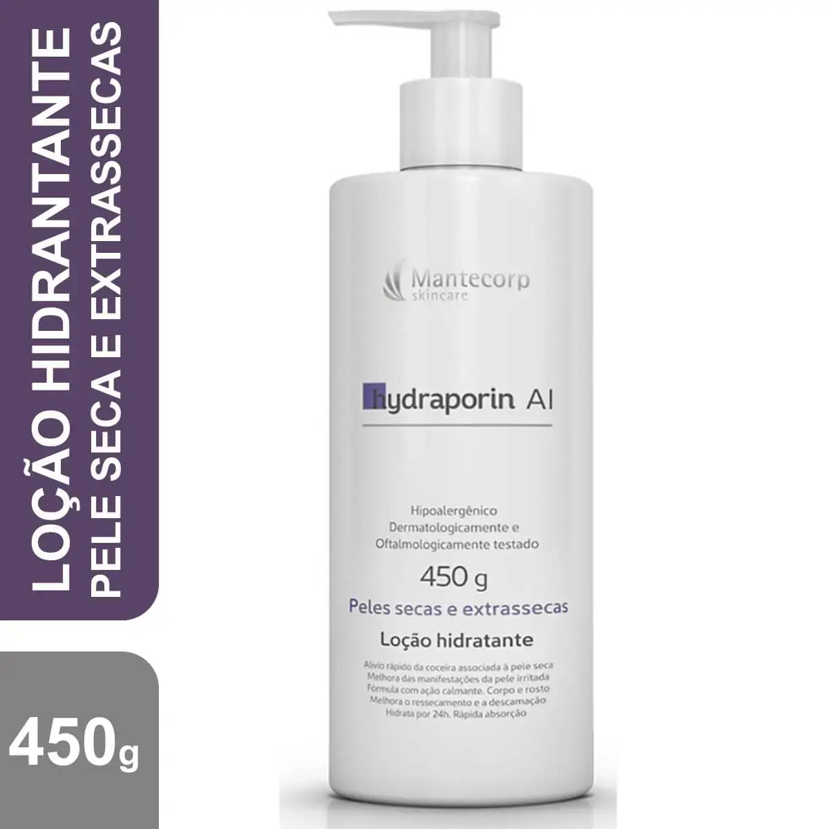 LOCAO HIDRATANTE CORPORAL MANTECORP HYDRAPORIN AI 450GR