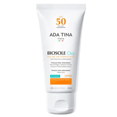 PROTETOR SOLAR ADA TINA BIOSOLE OXY FPS50 40ML