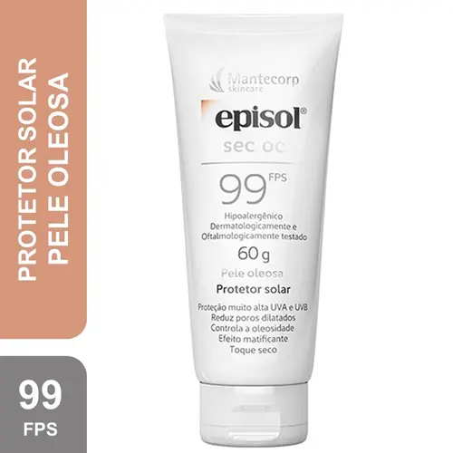 PROTETOR SOLAR EPISOL LOCAO SEC OC FPS99 60GR