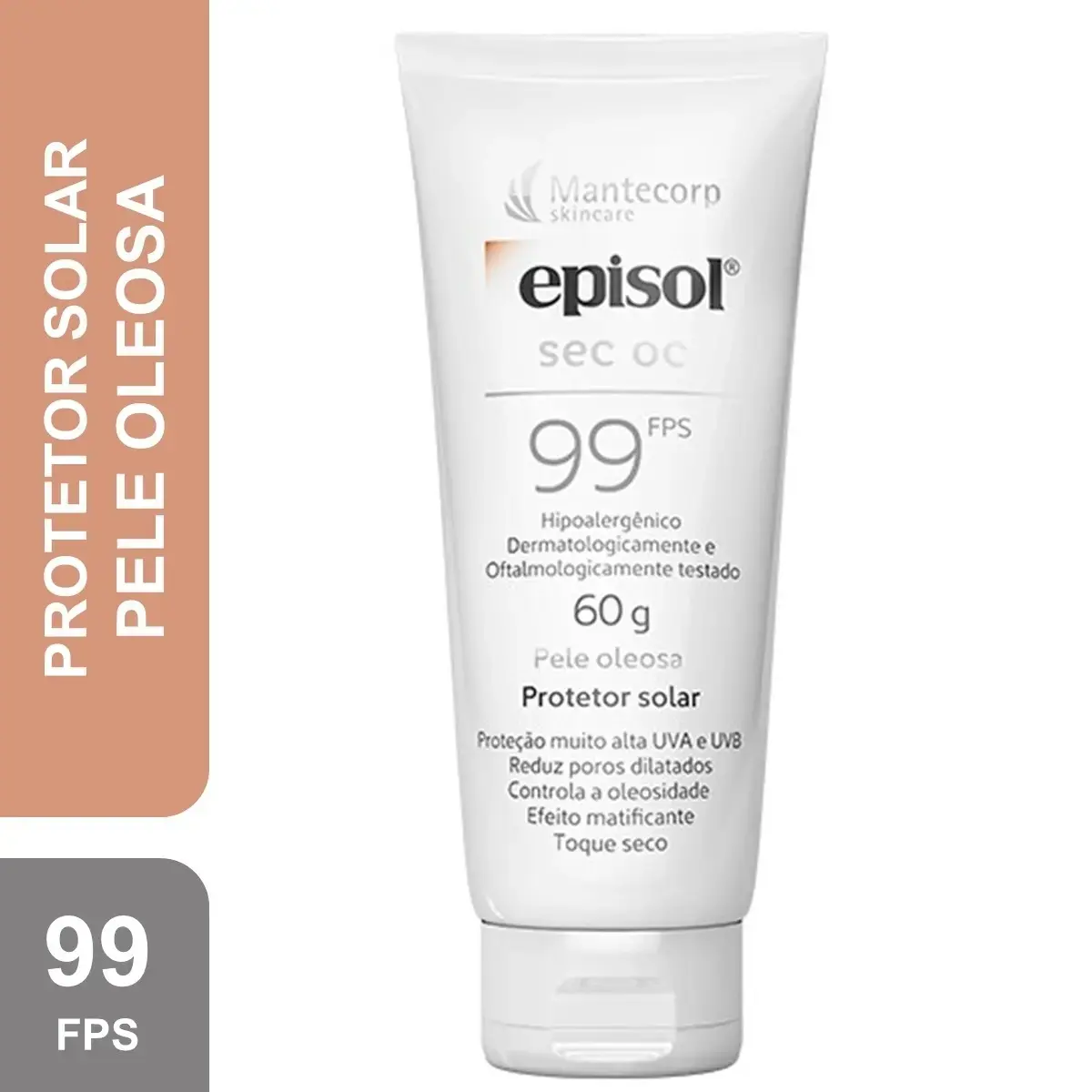 PROTETOR SOLAR EPISOL LOCAO SEC OC FPS99 60GR