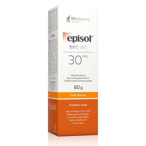 PROTETOR SOLAR EPISOL LOCAO SEC OC FPS30 60GR
