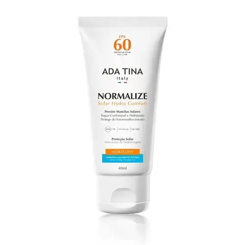 PROTETOR SOLAR ADA TINA NORMALIZE HYDRA COMFORT FPS60 40ML