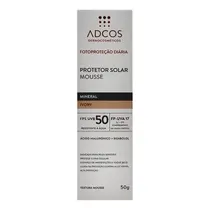 PROTETOR SOLAR ADCOS MOUSSE MINERAL IVORY FPS50 50GR