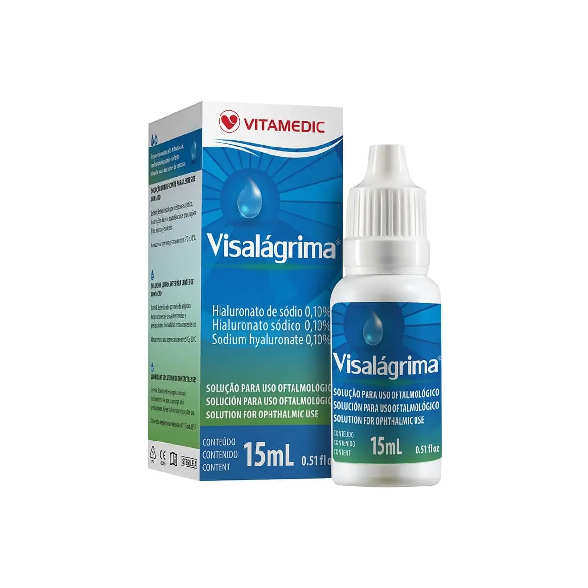 VISALAGRIMA SOLUCAO OFTALMICA  15ML