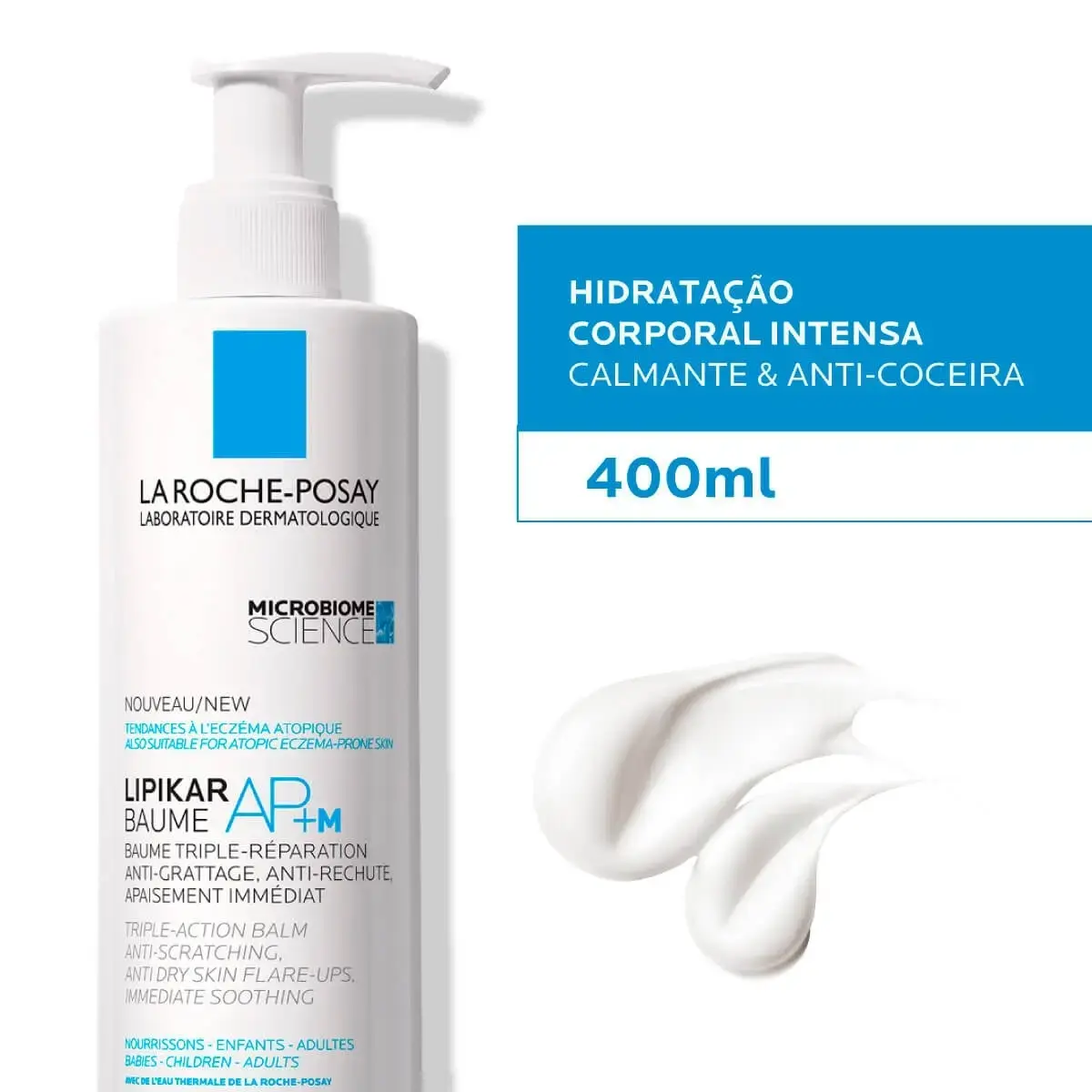 HIDRATANTE CORPORAL LIPIKAR BAUME AP+M LA ROCHE POSAY 400ML