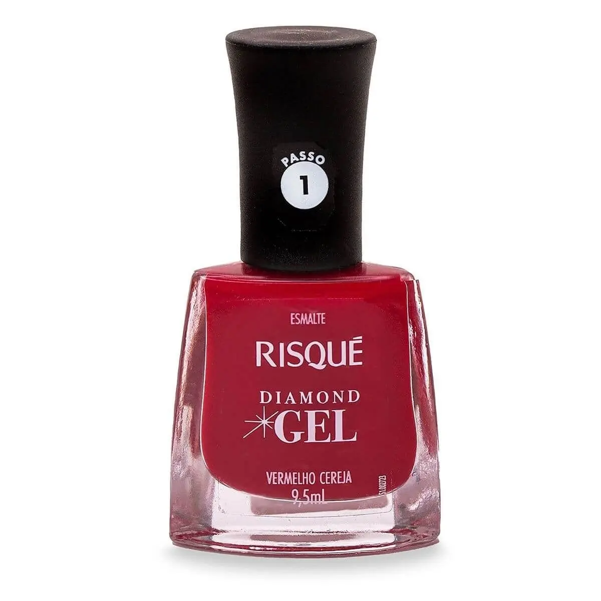 ESMALTE RISQUE DIAMOND GEL VERMELHO CEREJA 9,5ML