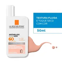 PROTETOR SOLAR LA ROCHE POSAY ANTHELIOS HYDRAOX COM COR FPS60 50GR
