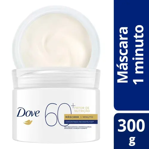 MASCARA DOVE FATOR DE NUTRICAO 60 RECONSTRUTOR 300GR