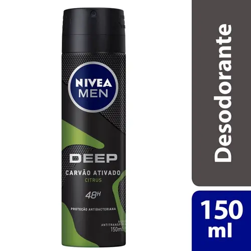 DESODORANTE NIVEA MEN DEEP CITRUS AEROSSOL 150ML