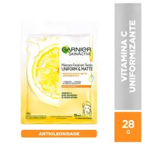 MASCARA FACIAL GARNIER UNIFORM & MATTE VITAMINA C 28GR