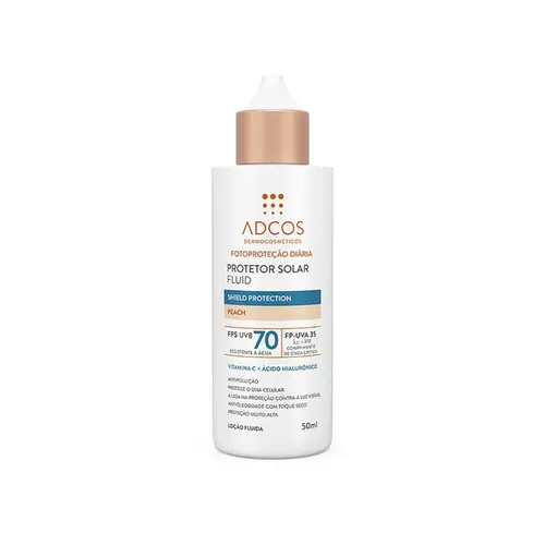 PROTETOR SOLAR ADCOS FLUID PEACH SHIELD FPS70 50ML