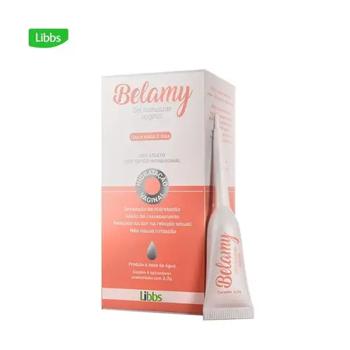 BELAMY GEL VAGINAL HIDRATANTE  2,5GR + 8 APLICADORES LIBBS