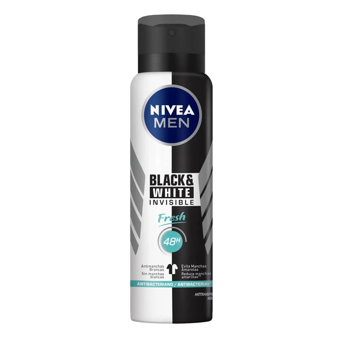 DESODORANTE NIVEA FOR BLACK&WHITE FRESH MEN AEROSSOL 150ML