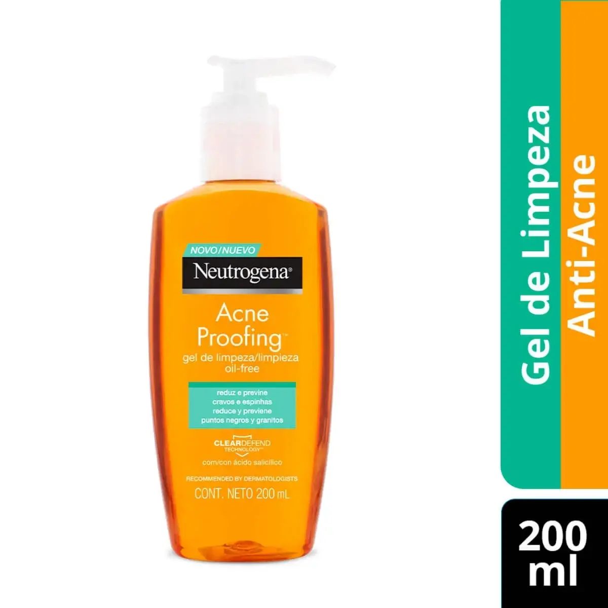 GEL DE LIMPEZA NEUTROGENA ACNE PROOFING 200ML