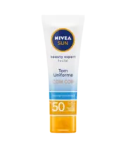 PROTETOR SOLAR FACIAL NIVEA BEAUTY COM COR FPS50 50GR