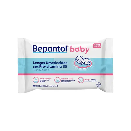 LENCOS UMEDECIDOS BEPANTOL BABY 48 UNIDADES