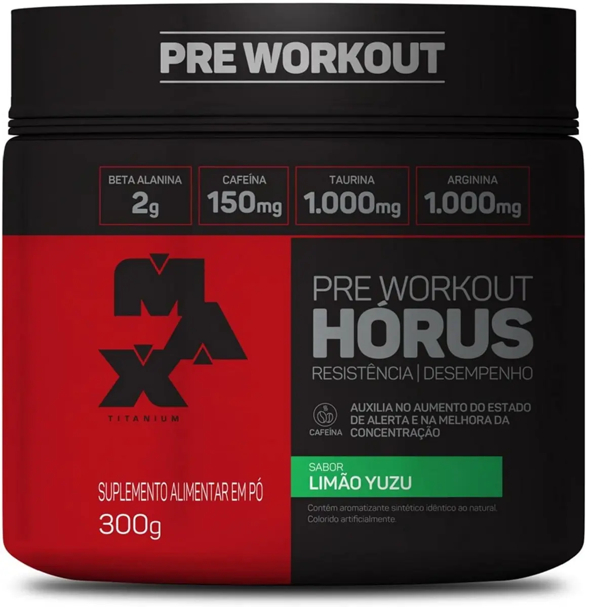 PRE WORKOUT HORUS LIMAO YUZU MAX TITANIUM 300GR