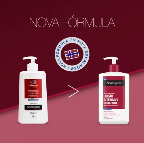 LOCAO HIDRATANTE NEUTROGENA NORWEGIAN INTENSIVO COM FRAGANCIA 400ML