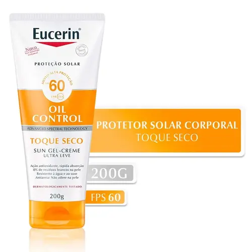 PROTETOR SOLAR EUCERIN SUN OIL CONTROL FPS60 200GR