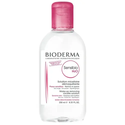 SOLUCAO MICELAR BIODERMA SENSIBIO H2O 250ML