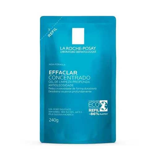 REFIL GEL LIMPEZA EFFACLAR LA ROCHE POSAY CONCENTRADO 240GR