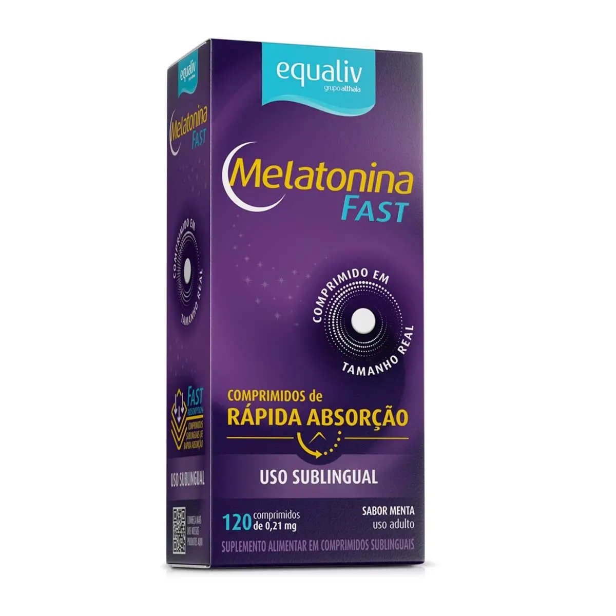 EQUALIV MELATONINA 0,21MG 120 COMPRIMIDOS
