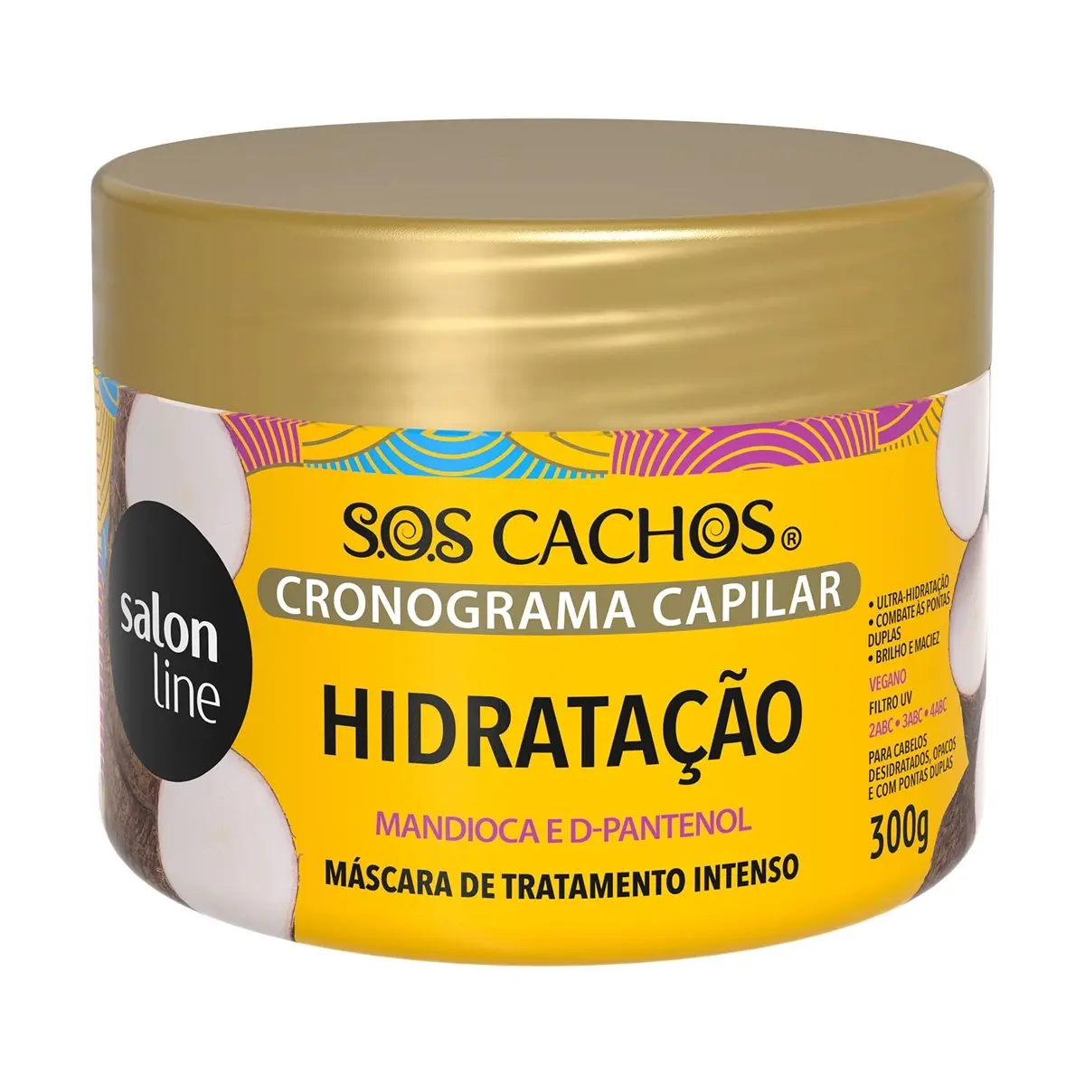 MASCARA SALON LINE CRONOGRAMA CAPILAR HIDRATACAO 300GR