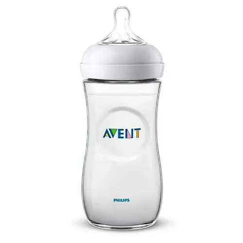 MAMADEIRA PHILIPS AVENT PETALA TRANSPARENTE 330ML (SCF036/17)