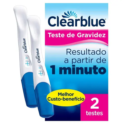 CLEARBLUE PLUS TESTE DE GRAVIDEZ 2 UNIDADES
