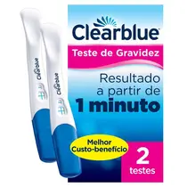CLEARBLUE PLUS TESTE DE GRAVIDEZ 2 UNIDADES