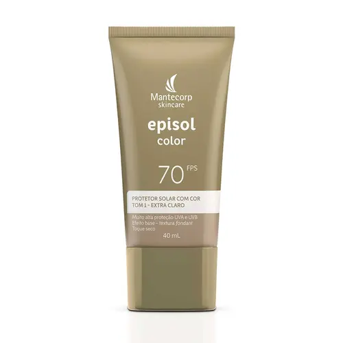 PROTETOR SOLAR EPISOL COLOR TOM 1 EXTRA CLARO FPS70 40ML