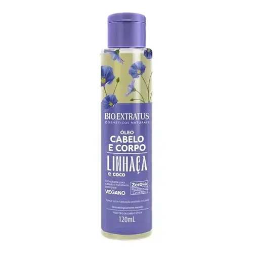 OLEO CABELO E CORPO BIO EXTRATUS LINHACA 120ML
