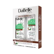 KIT DABELLE SHAMPOO 250ML + CONDICIONADOR 200ML COCO PODEROSO