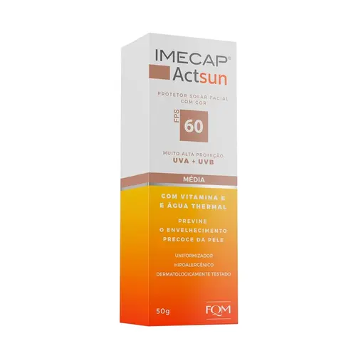 PROTETOR SOLAR IMECAP ACTSUN MEDIO FPS60 50GR