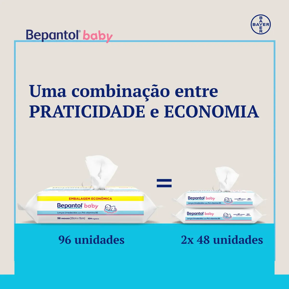 LENCOS UMEDECIDOS BEPANTOL BABY 96 UNIDADES