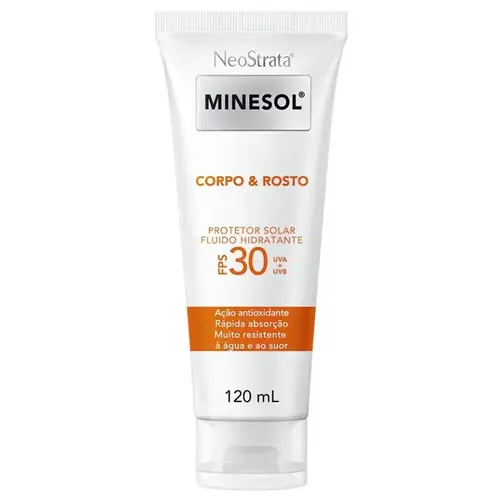 PROTETOR SOLAR NEOSTRATA MINESOL ROSTO E CORPO FPS30 120ML