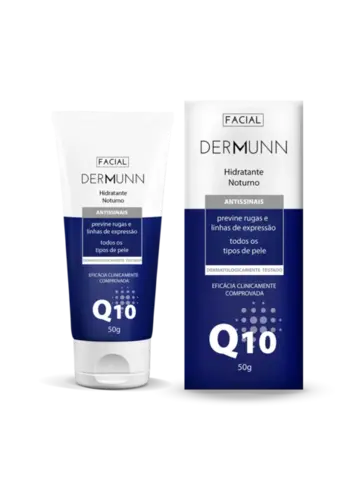 HIDRATANTE DERMUNN FACIAL NOTURNO COENZIMA Q10 50GR