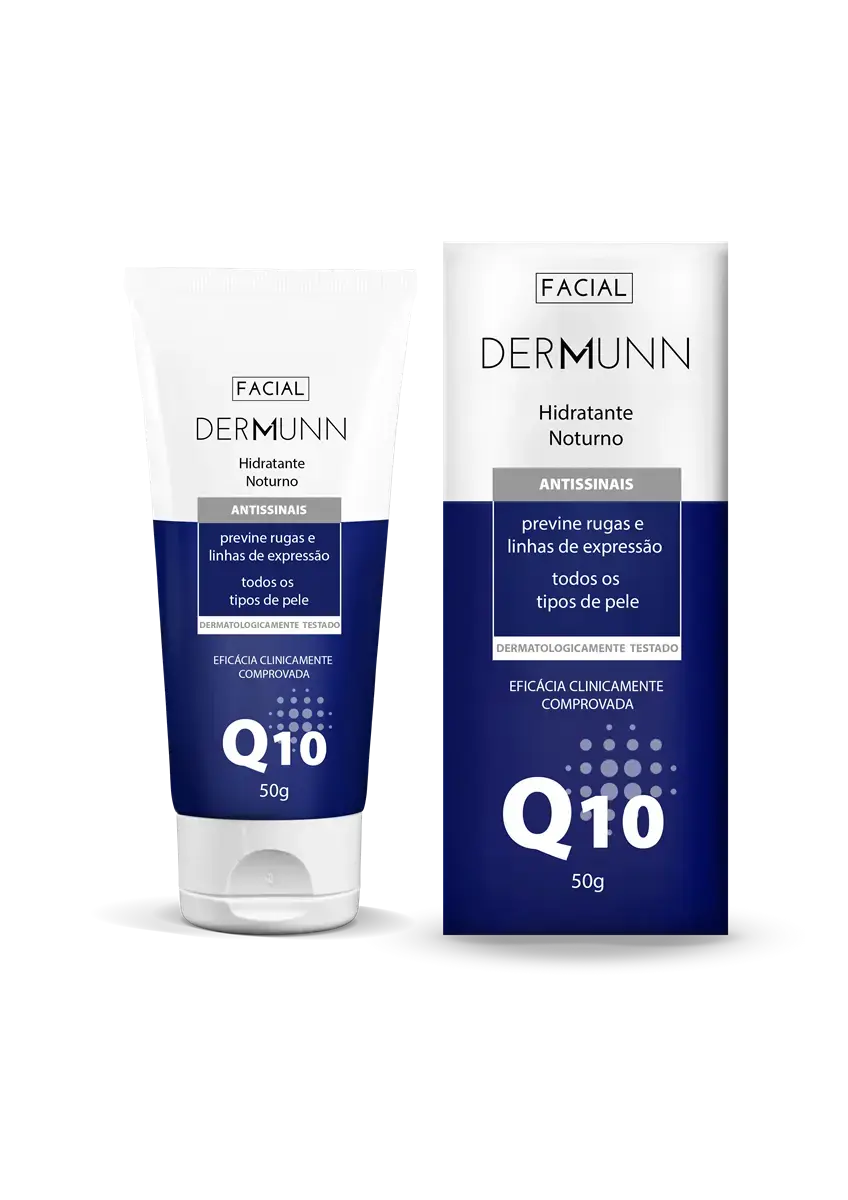 HIDRATANTE DERMUNN FACIAL NOTURNO COENZIMA Q10 50GR