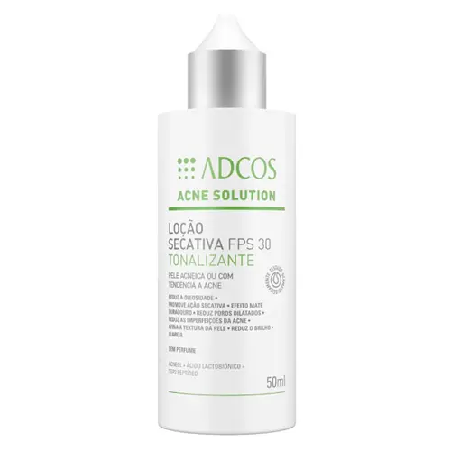LOCAO SECATIVA ADCOS TONALIZANTE FPS30 50ML
