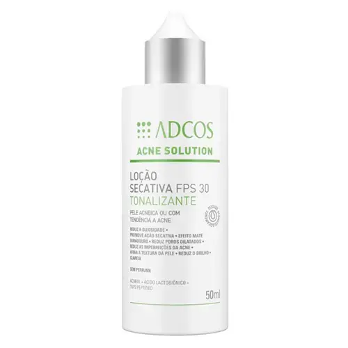 LOCAO SECATIVA ADCOS TONALIZANTE FPS30 50ML