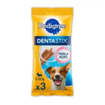 PETISCO PEDIGREE DENTASTIX PARA CAES RACA PEQUENA 3STICKS 45GR