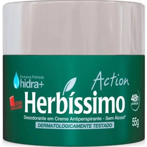 DESODORANTE HERBISSIMO ACTION CREME 55GR