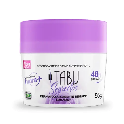 DESODORANTE TABU SEGREDOS CREME 55ML