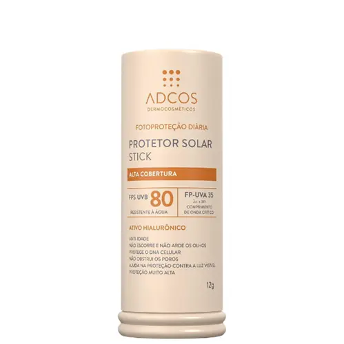 PROTETOR SOLAR ADCOS STICK NUDE FPS80 16GR