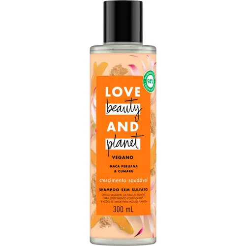 SHAMPOO LOVE BEAUTY AND PLANET CRESCIMENTO SAUDAVEL 300ML